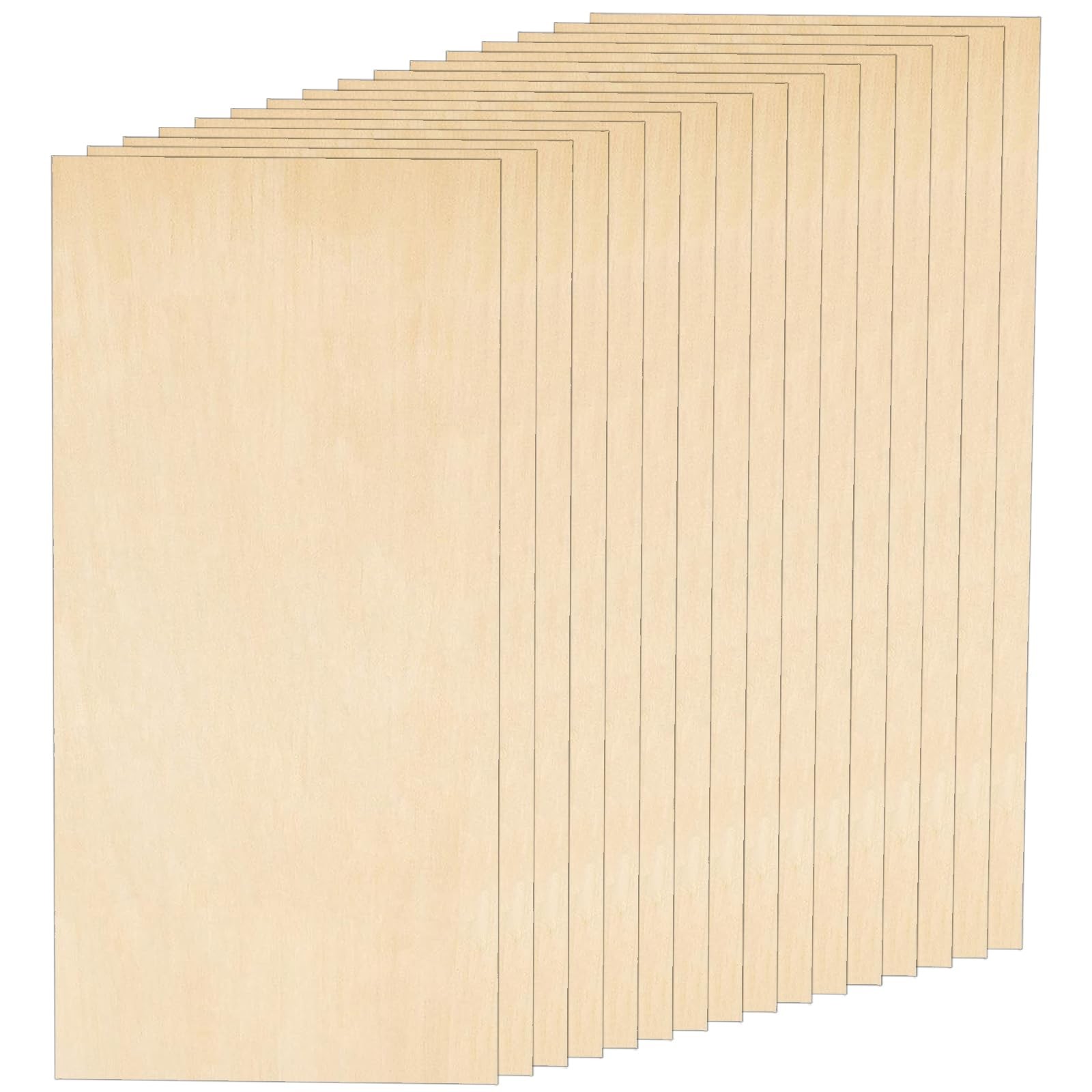13-Pack Basswood Craft Sheets, Thin Plywood Sheets, Balsa Wood Sheets