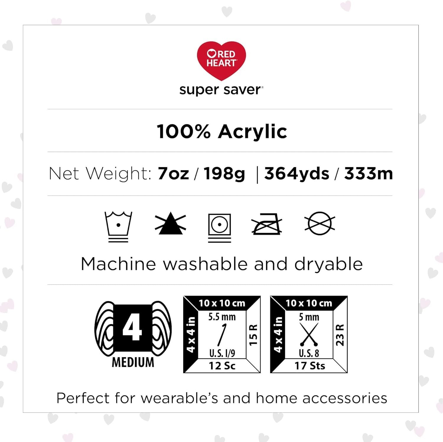 Super Saver Real Teal Yarn – 3 Pack of 198g/7oz – Acrylic – 4 Medium (Worsted…
