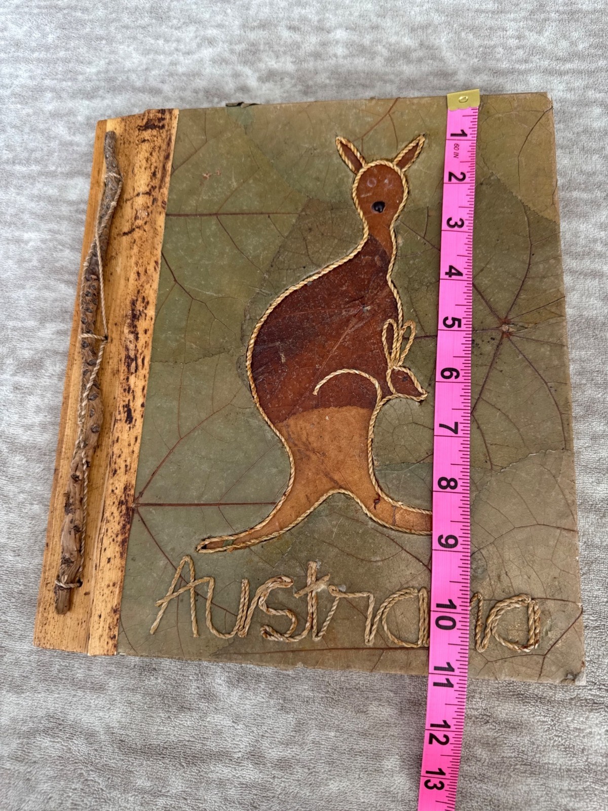 Artisan Made Australia Kangaroo Photo Album Scrapbook New