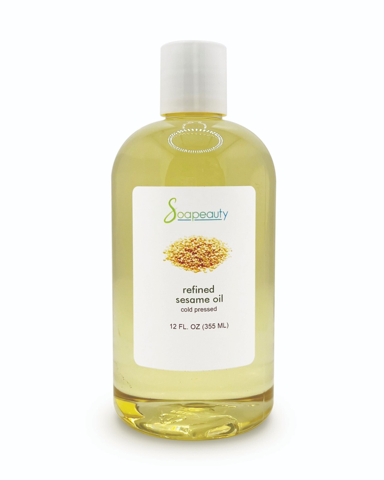 SESAME OIL REFINED NATURAL CARRIER COLD PRESSED 100% PURE 12 OZ