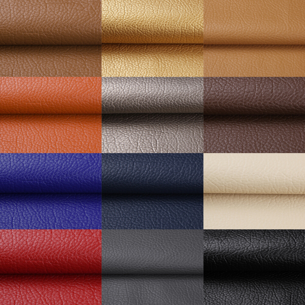 54 inch Upholstery Vinyl Fabric Faux Leather Sheet 1.0mm Thick Sewing Material