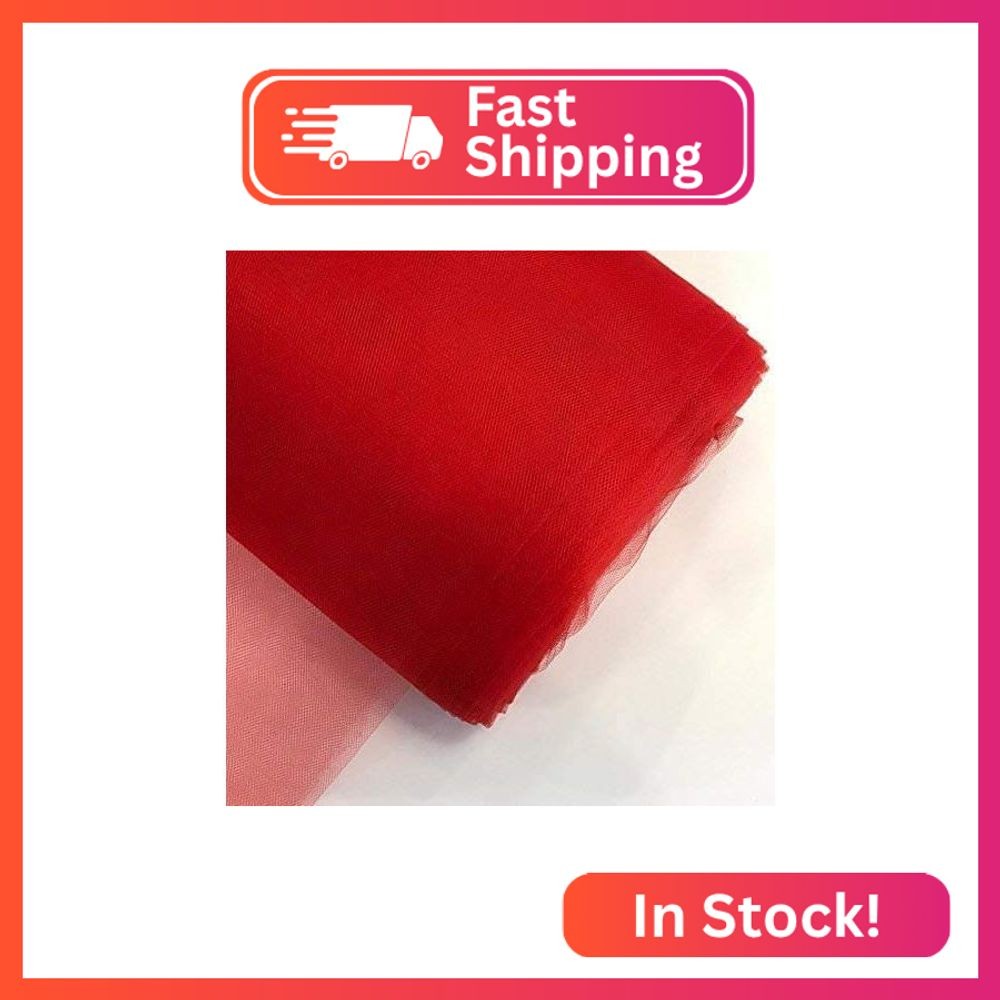 Valentina Textile Inc, 54″ by 40 Yards (120 ft) Fabric Tulle Bolt for Wedding an