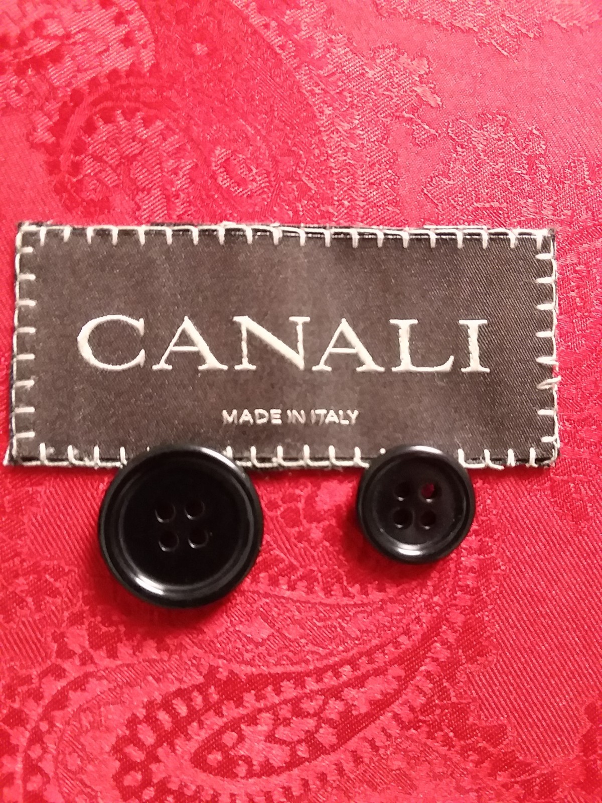 CANALI ITALY BLACK SOLID FULL REPLACEMENT SPORTS COAT BLAZER BUTTON SET