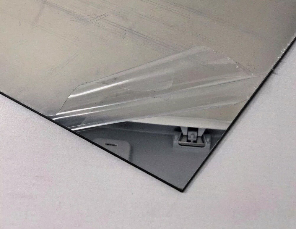 Acrylic Plexiglass Silver Mirror Plastic Sheet 1/8″ Thick You Pick The Size
