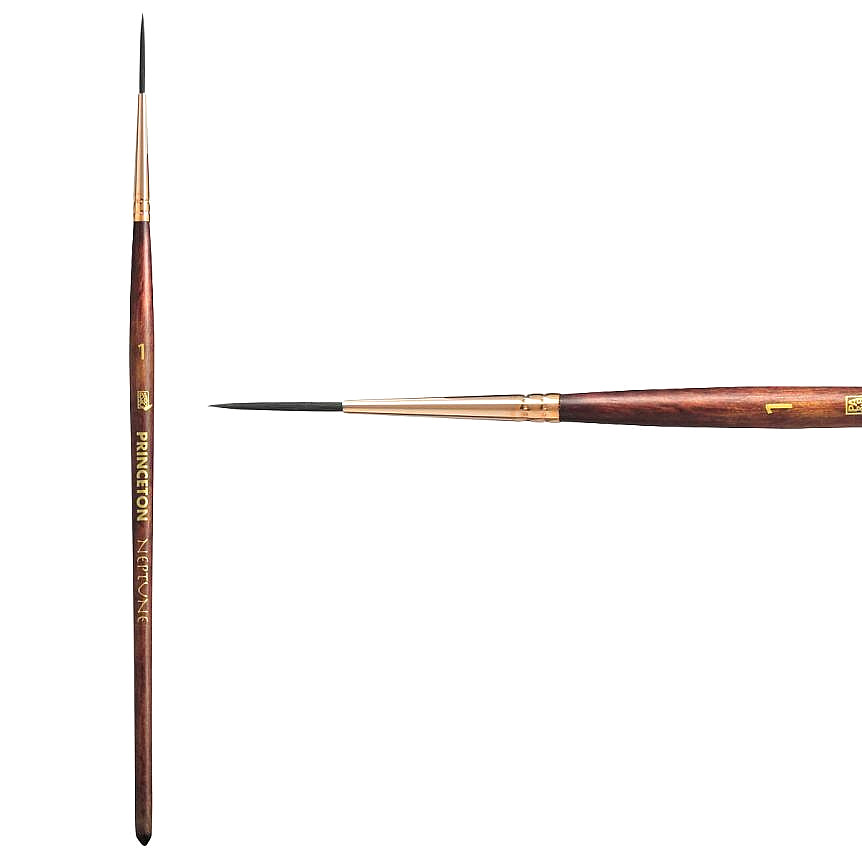 Princeton NEPTUNE 4750 Synthetic Squirrel #1 Script Liner Brush