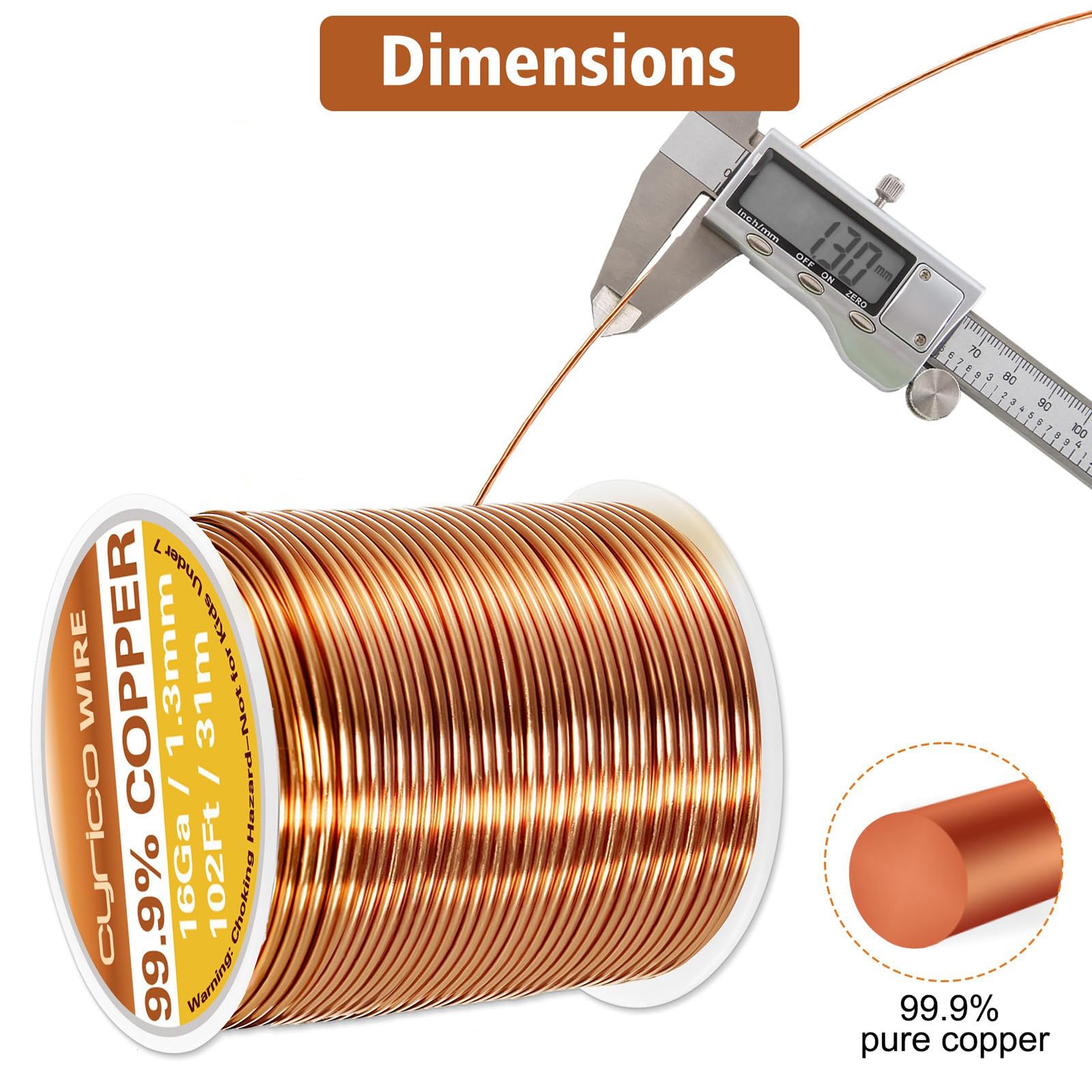 T2 Pure Copper Round Wire 0.2mm to 5mm Dia Solid Bare VARIOUS LENGTHS AVAILABLE