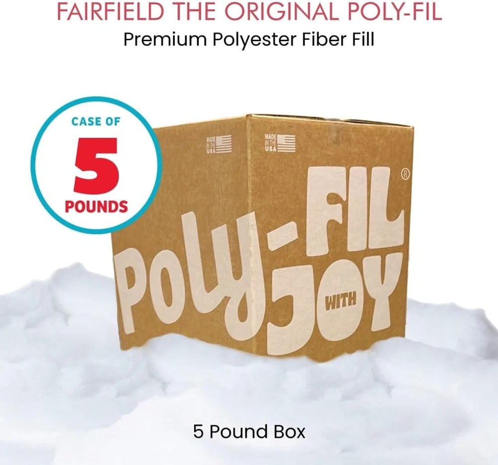 the Original Poly-Fil, Premium Polyester Fiber Fill, Soft Pillow Stuffing, Stuff