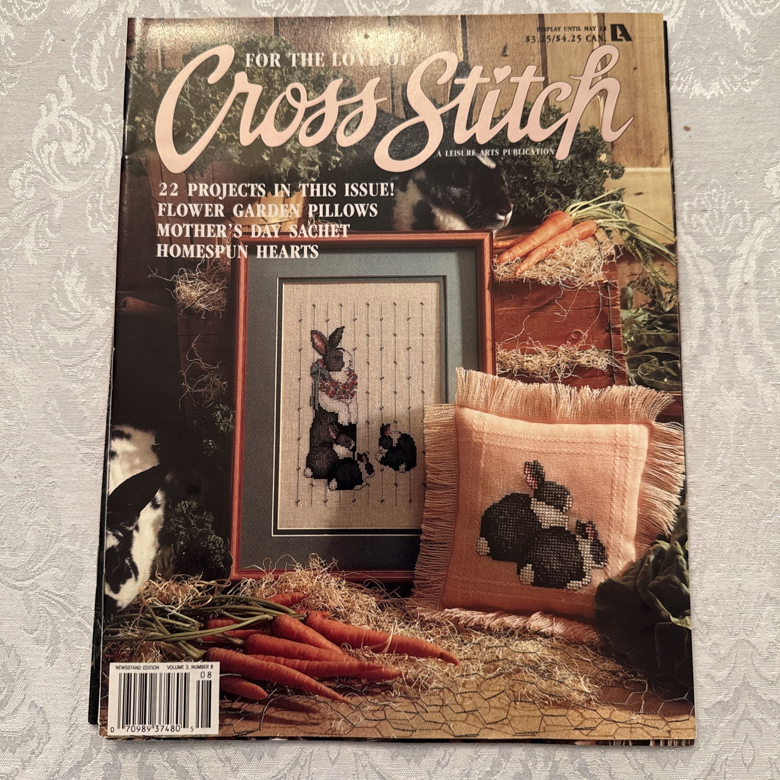 Lot Of 3 For The Love of Cross Stitch 20 Projects VTG 1991 Easter Christmas