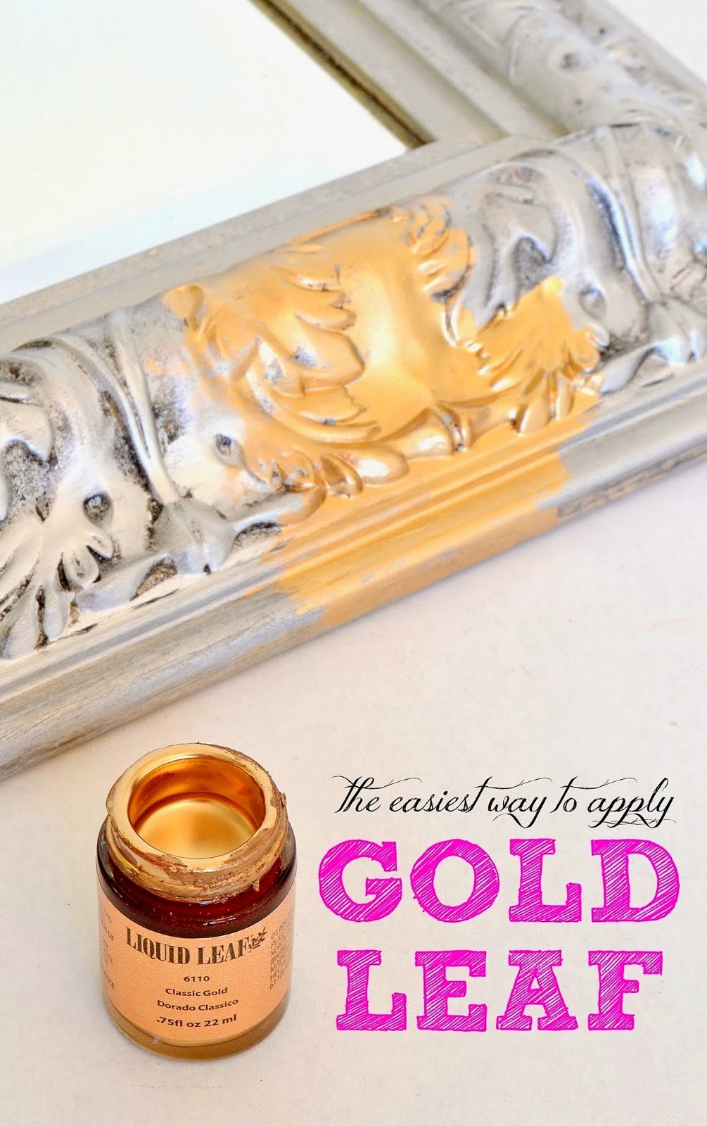 Liquid Leaf CLASSIC GOLD color Metallic LEAFING PAINT gilding finish PLAID 6110