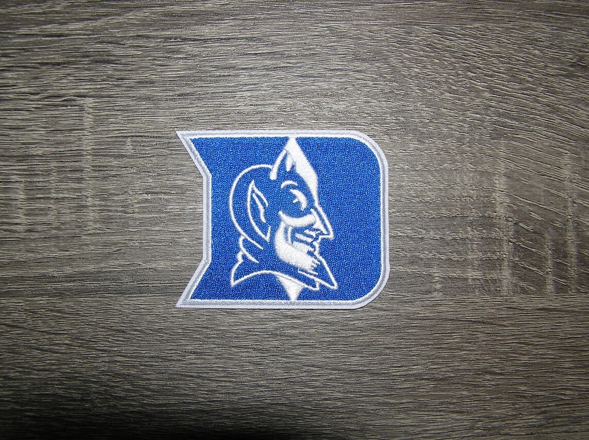 Duke University Blue Devils College Embroidered Iron On Patch 3″ x 2.5″