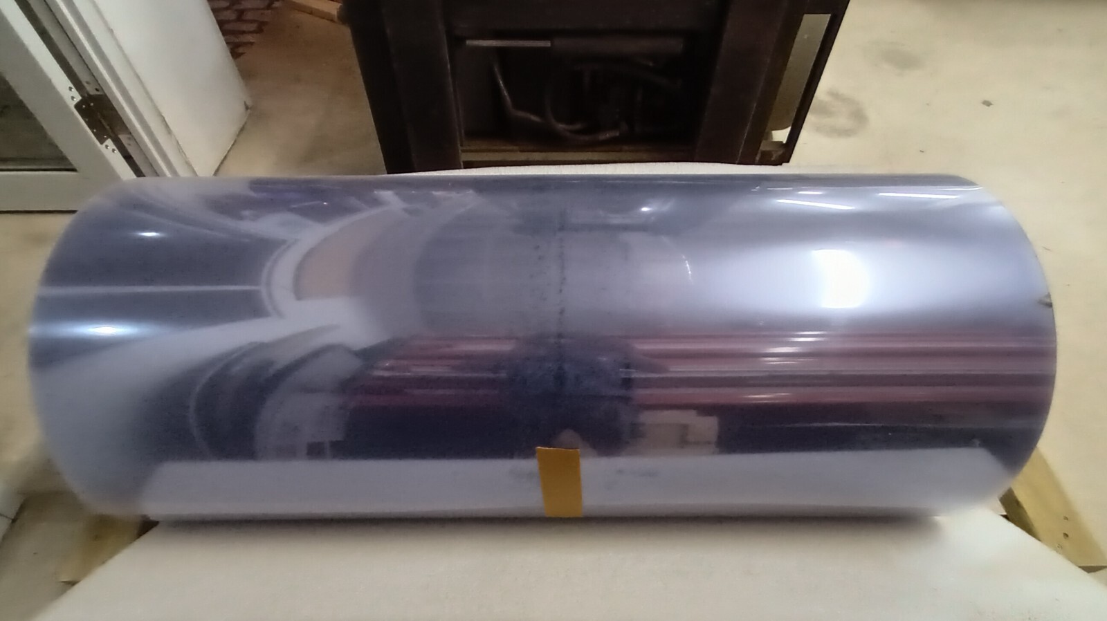 Clear Polycarbonate Roll for Face Shields Plastic Large 48.5 wide 750 feet long