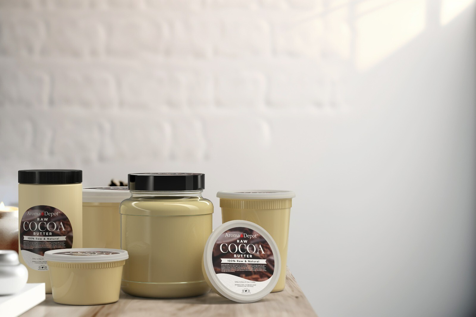 Cocoa Butter 8 oz. Raw 100% Pure Natural FOOD-GRADE Prime Pressed Cacao Butter