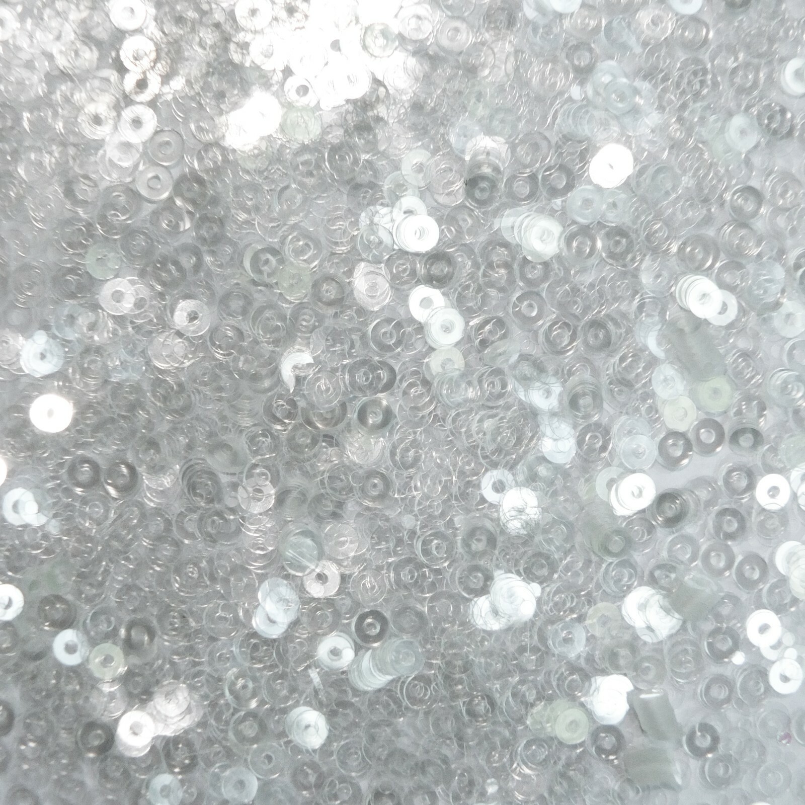 4mm Sequins Crystal Clear Transparent Loose Paillettes Made in USA