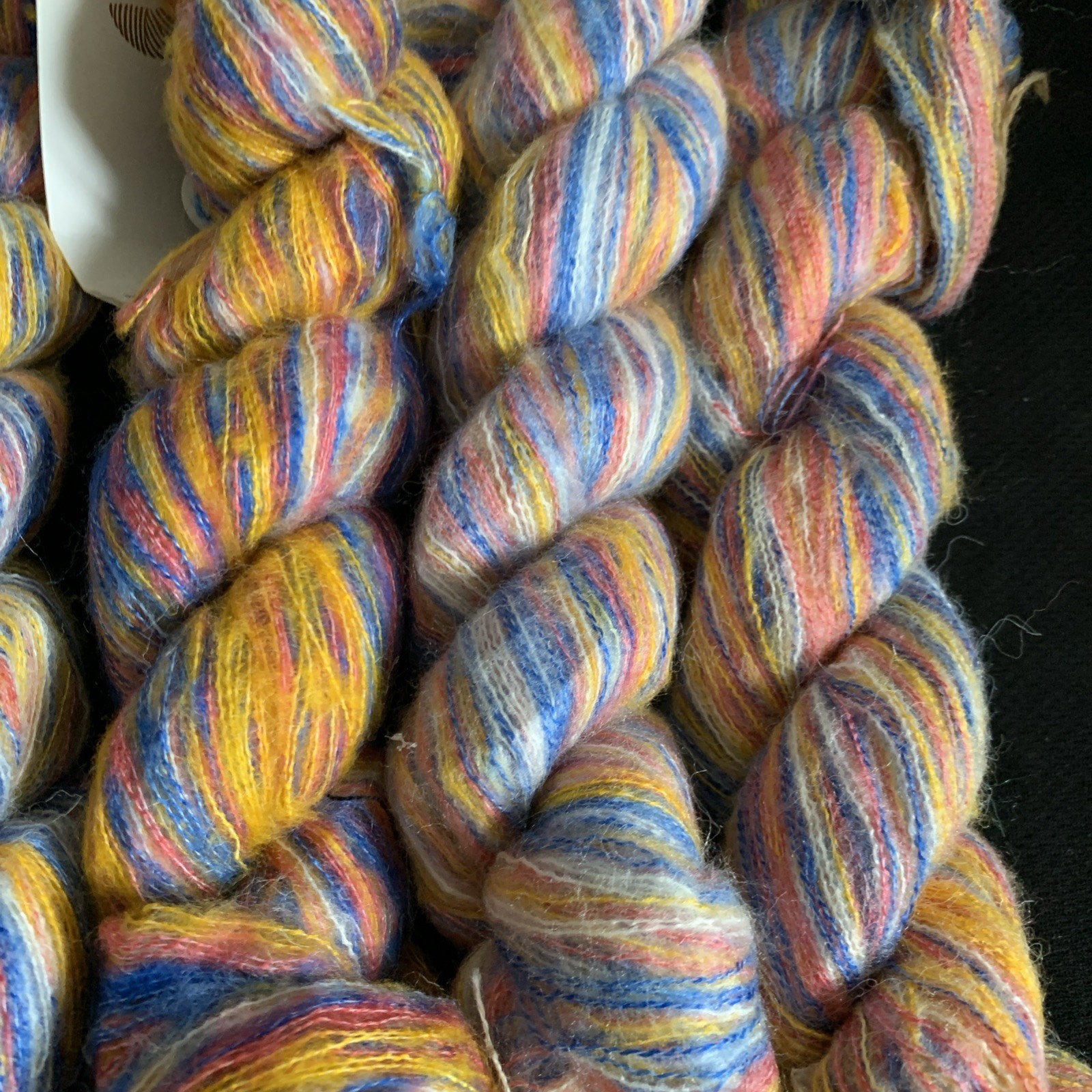 lace mohair yarn hank 50g * 4(#1213)