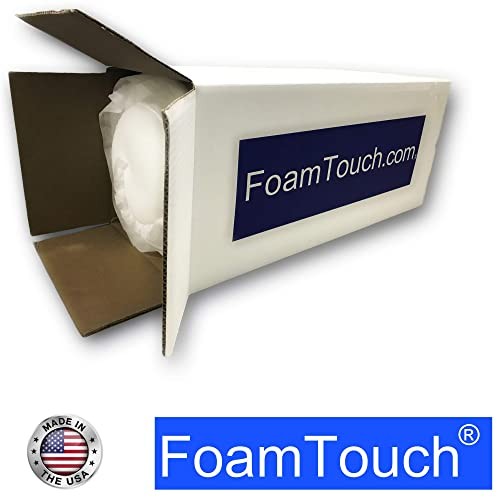 Upholstery Foam 2″ x 24″ x 72″ High Density Cushion, white