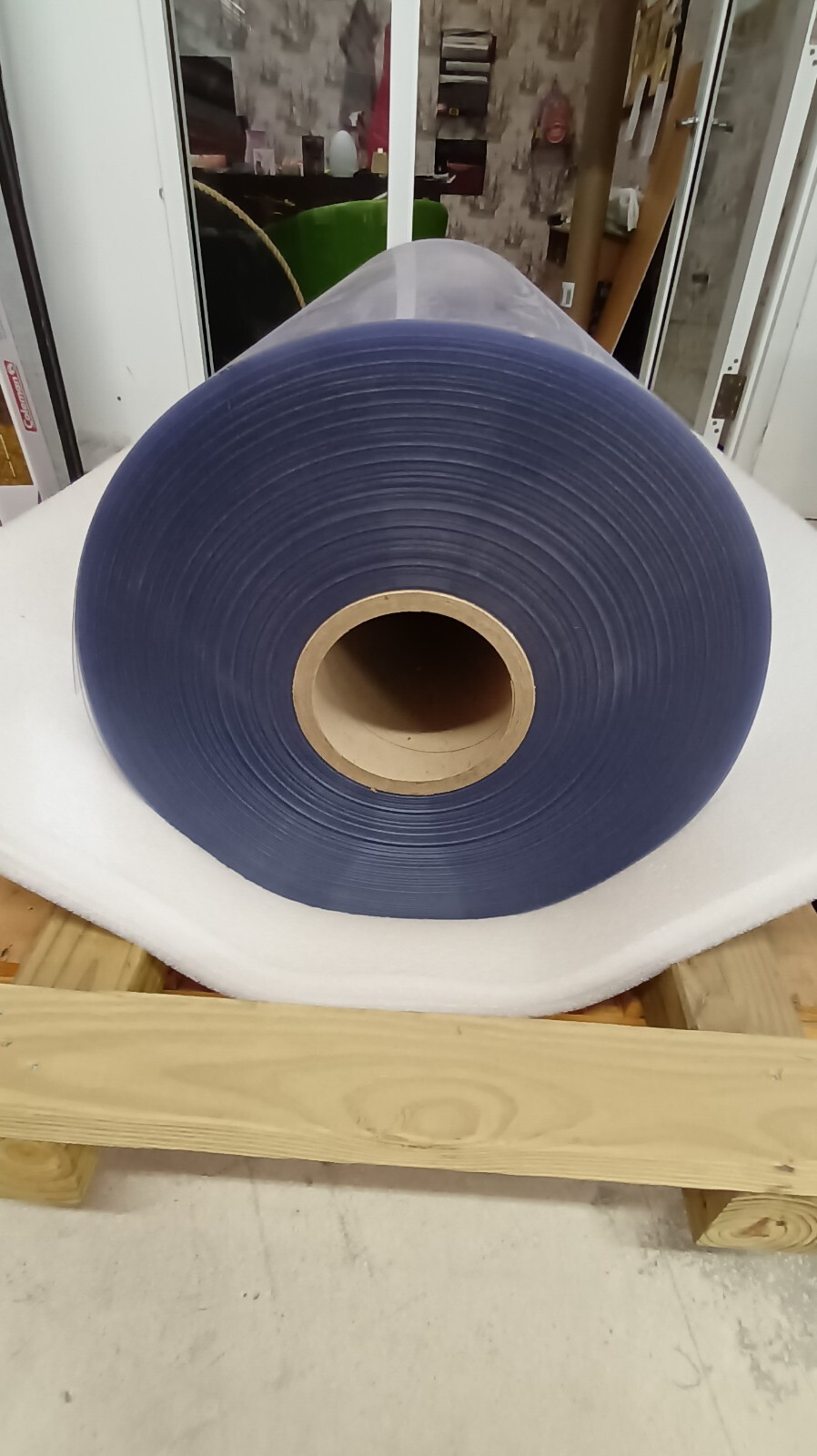 Clear Polycarbonate Roll for Face Shields Plastic Large 48.5 wide 750 feet long