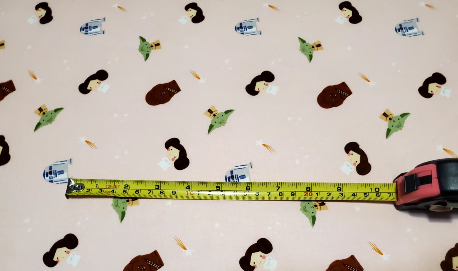 4.3 Yds Disney Star Wars Mandalorian Fabric Bundle Camelot Grogu Chibi Rare