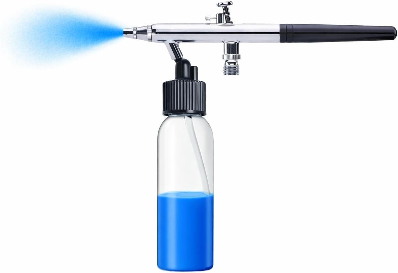 Versatile 10-Piece Airbrush Bottle Kit with Leak-Free Design for Artists