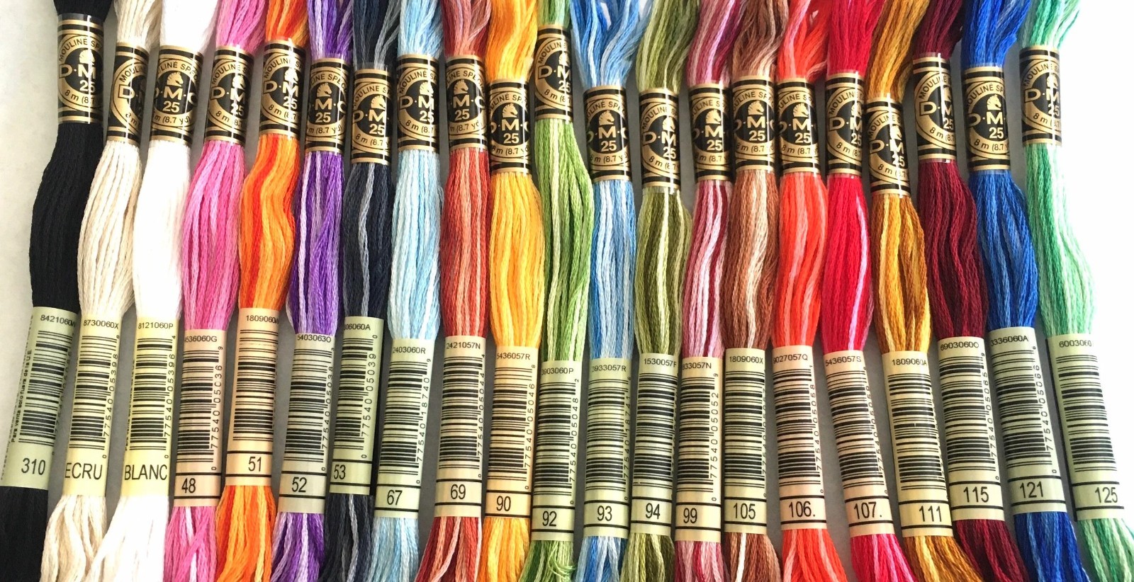 DMC Floss Skeins Pick your Color 48-320 Also White & Black – Quantity Discount