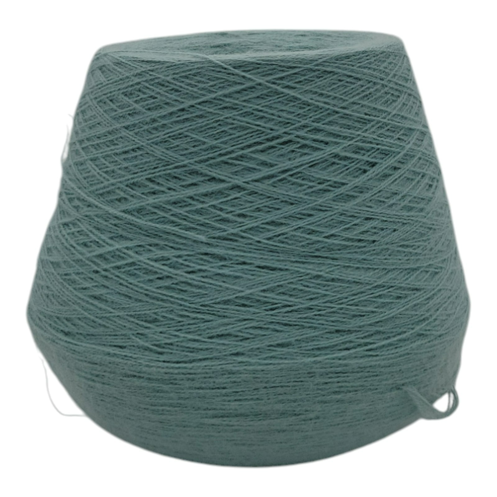 Vintage Misty Turquoise Yarn Cone 2/24 Spectrell
