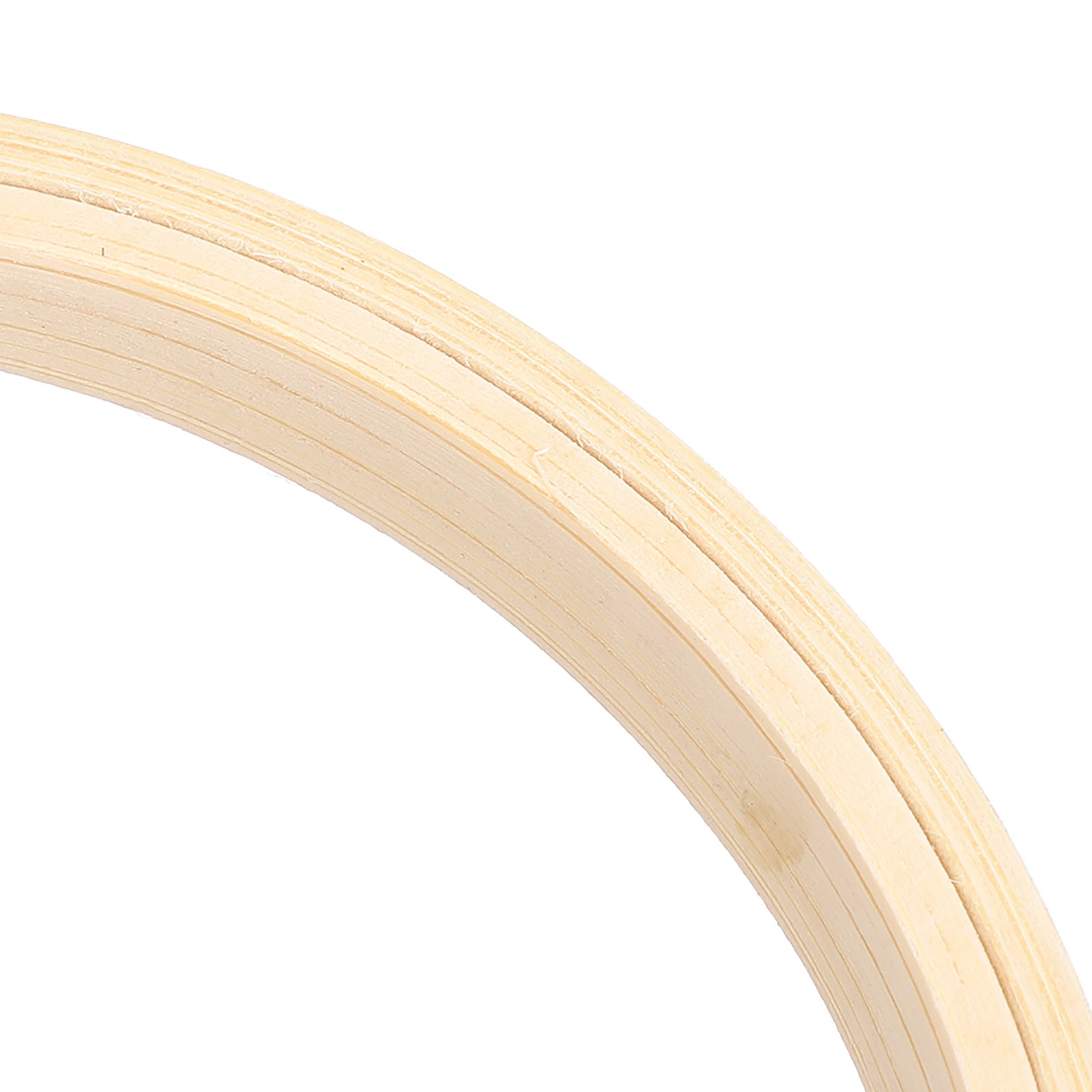 12pcs Bamboo Embroidery Hoops Adjustable Circle Rings For Sewing Craft Use