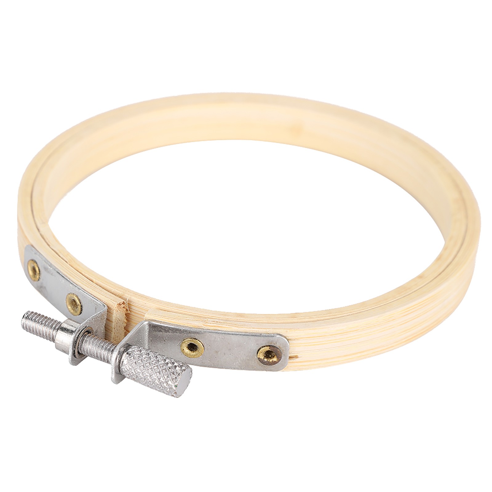 12pcs Bamboo Embroidery Hoops Adjustable Circle Rings For Sewing Craft Use