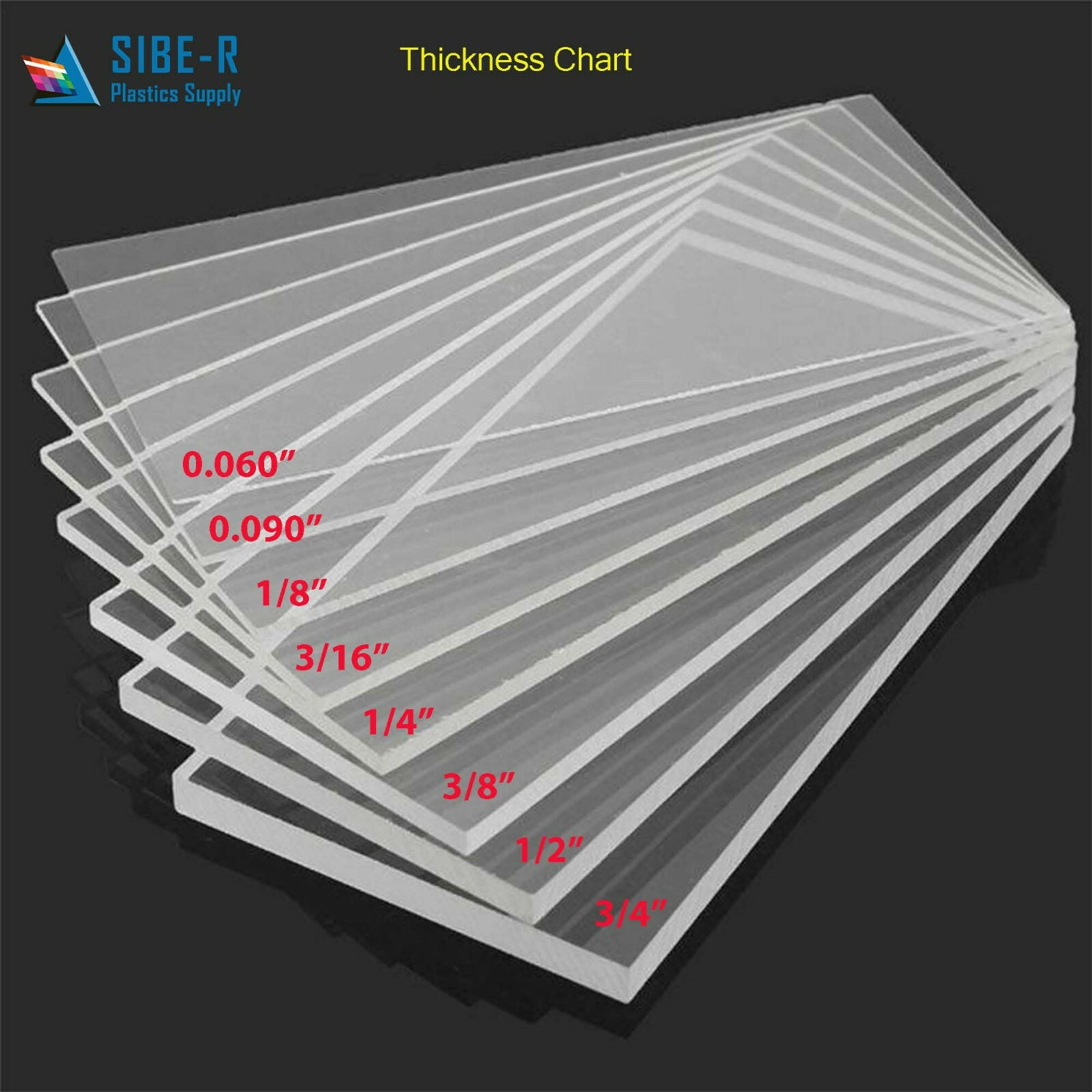 ACRYLIC PLEXIGLASS SHEET CLEAR WATER RESISTANT MULTIPURPOSE 1/4″ THICK^