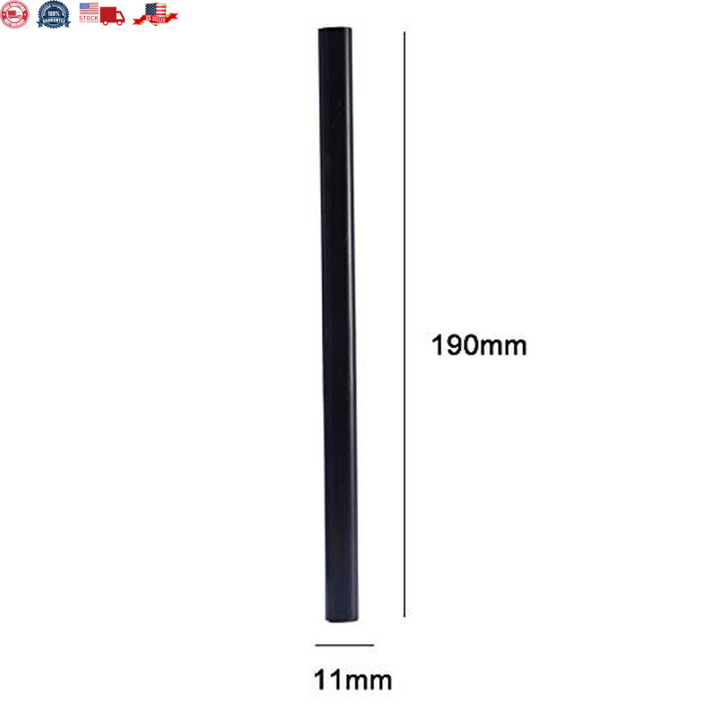 Black Hot Glue Sticks: 12 Pack 11mm x 190mm Long Full Size Mini Stick for hot..