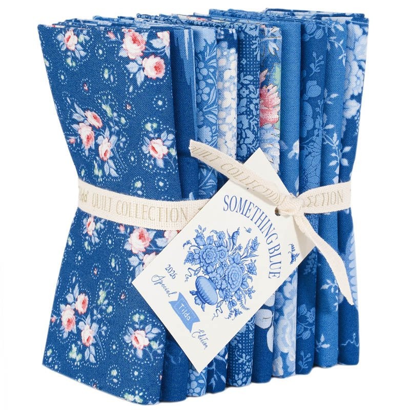 Tilda Something Blue Fat Quarter Bundle 10 Cuts (21 in. x 19 in.)