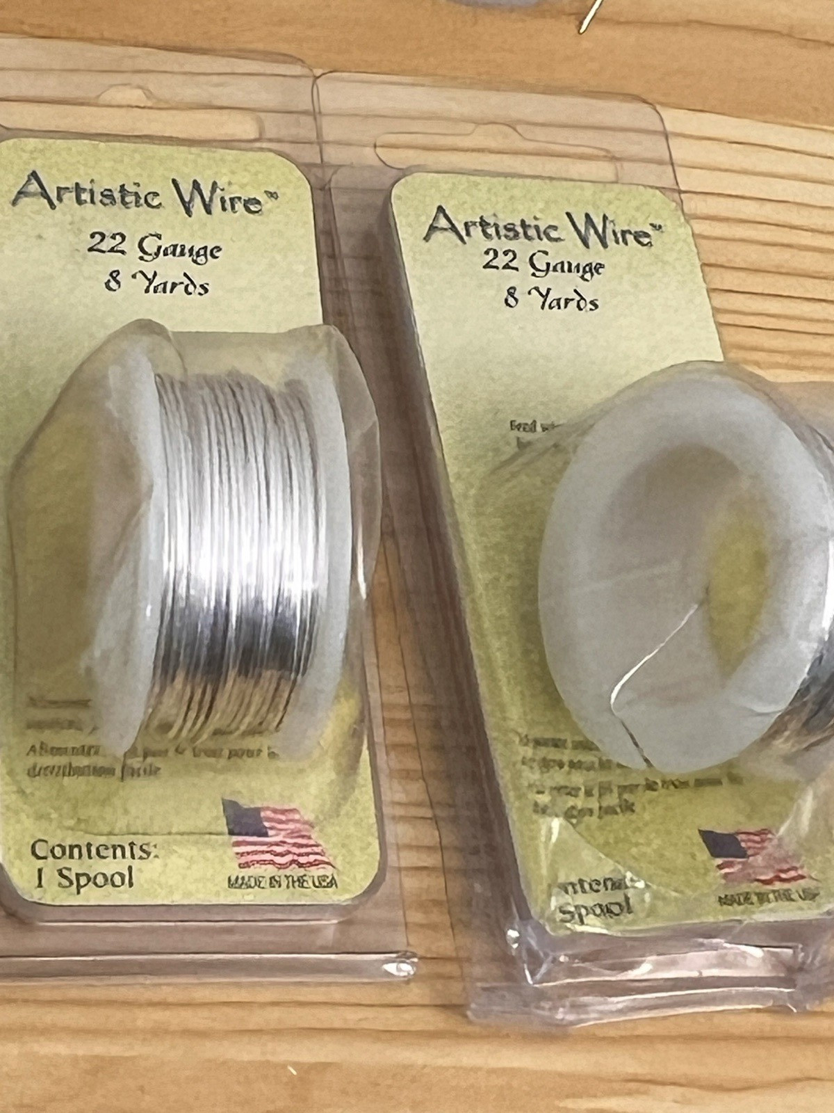Variety Lot of 10 Rolls Artistic SILVER NON TARNISH BeadSmith Jewelry Beading
