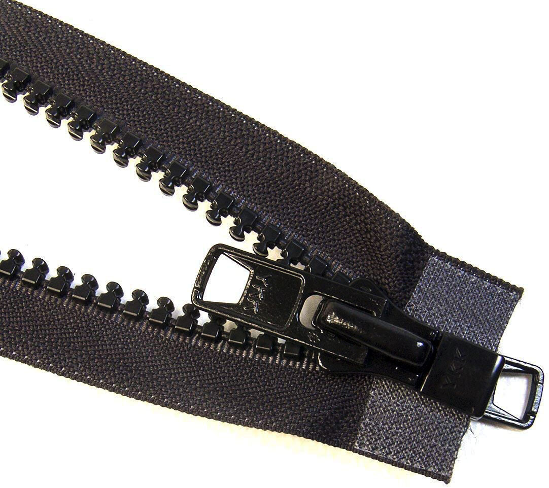 YKK Zipper #10 Molded Separates Bottom, Marine Grade Metal Tab Slider 6″ – 130″