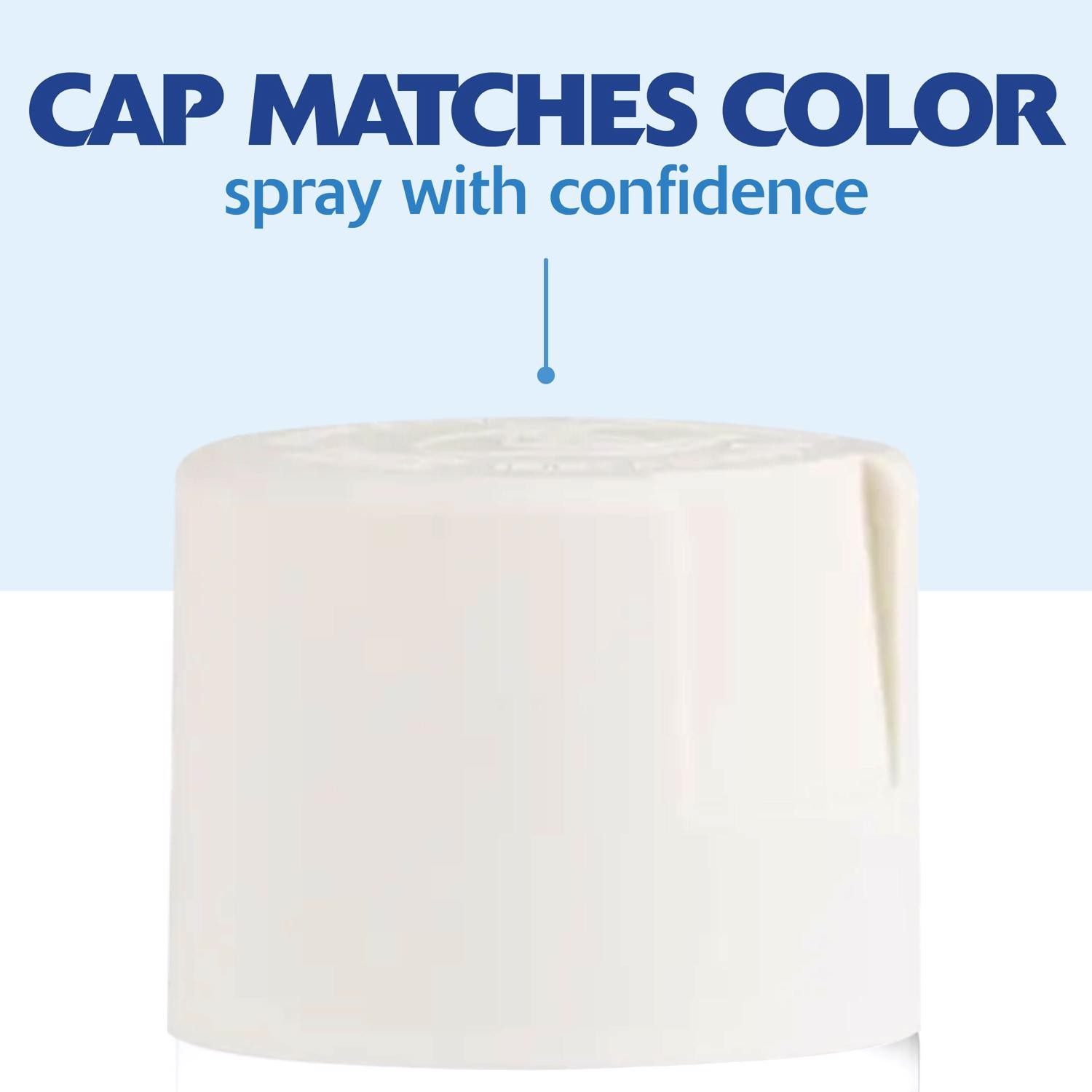 Rust-Oleum 249860 Semi-Gloss Ivory Bisque Acrylic Spray Paint 12 oz. (Pack of 6)