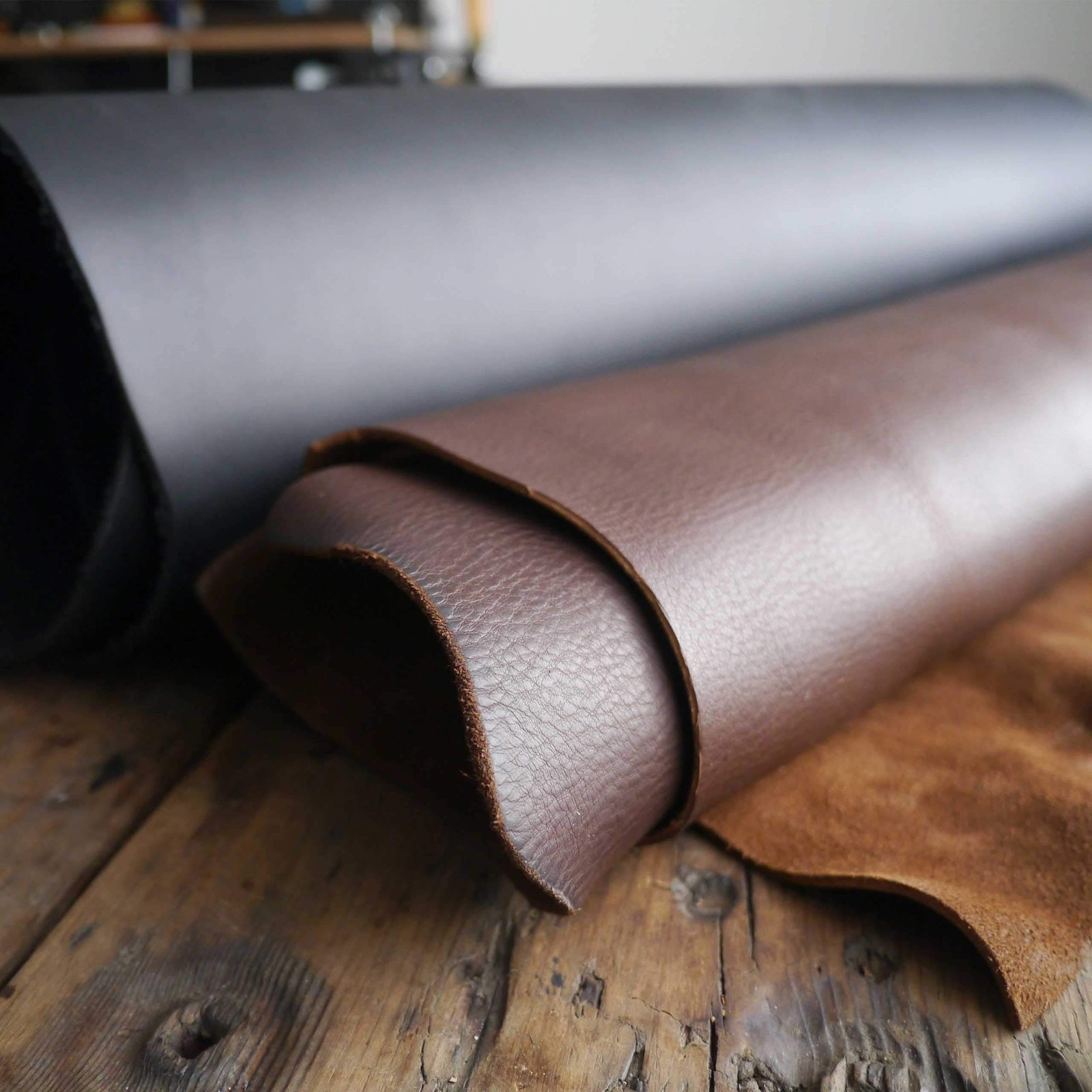Full Grain Leather Cowhide Tooling Material Sheet Real Hides One Piece Skins …