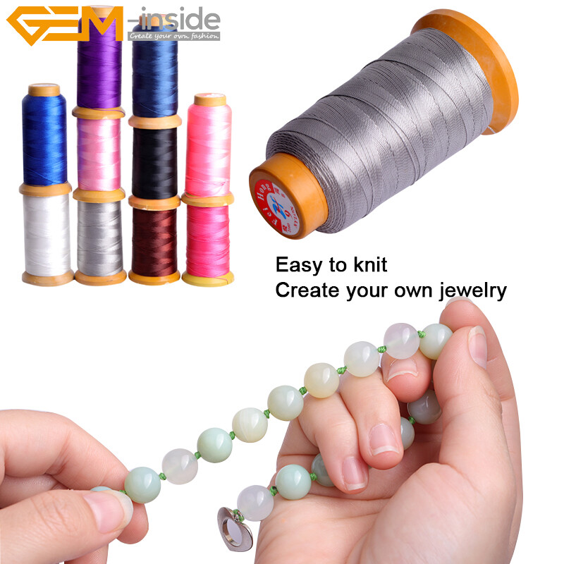 0.2mm 230 Meters 210D Nylon Beading Cord Knotting Jewelry Making Thread Spool