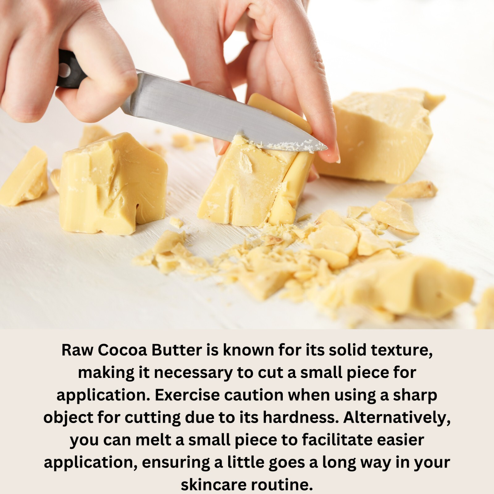 Cocoa Butter 8 oz. Raw 100% Pure Natural FOOD-GRADE Prime Pressed Cacao Butter