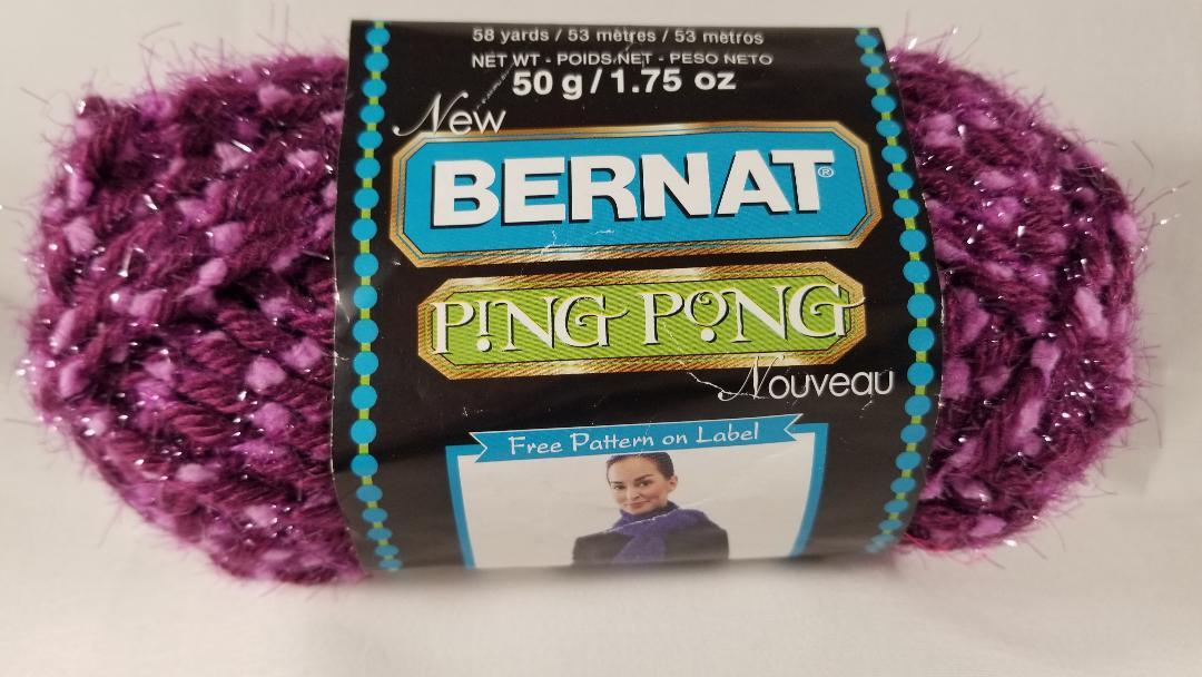 *Bundle 2* Bernat Yarn Ping Pong 73% Acrylic 27% Nylon 58y 1.75oz 50g