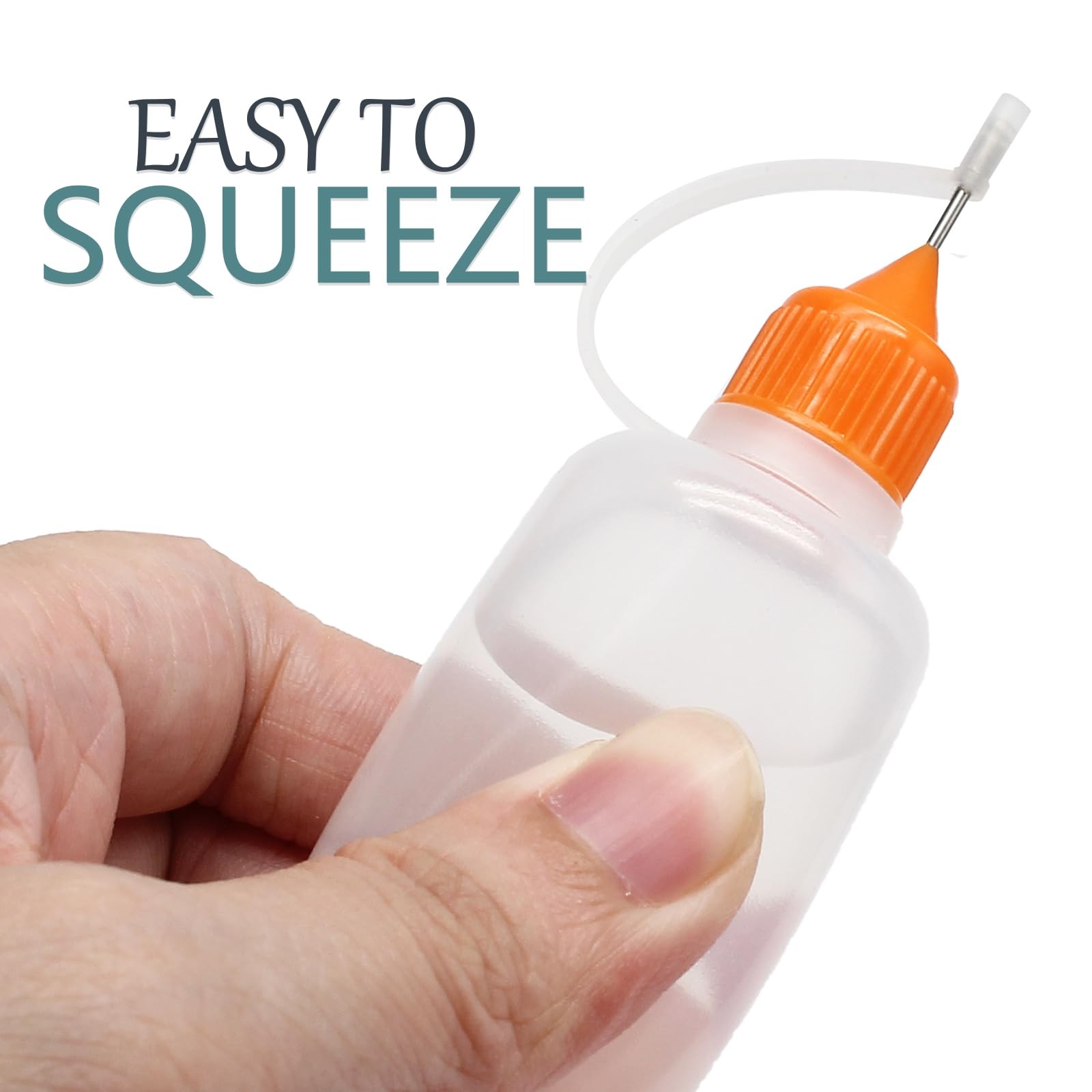 30ml Precision Tip Applicator Bottle, 12 Pcs 6 Color Fine Needle Tip Squeeze …