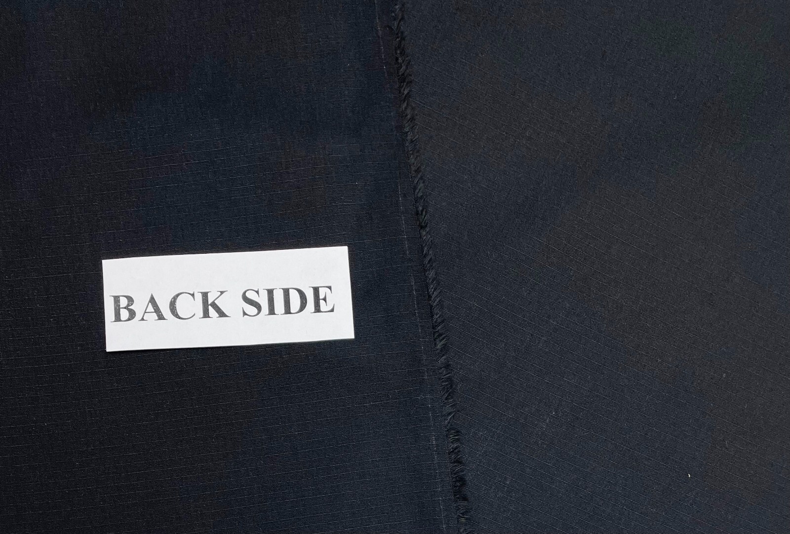 POLYESTER COTTON RIP STOP BLACK APPAREL CRAFT 4.2oz FABRIC BY 1/2(0.5) YARD 67″W