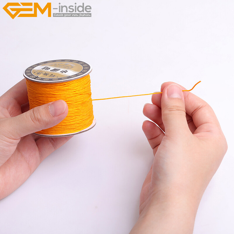 120 Meters Nylon Thread Delicate Strings Knotting Line for Jewelry Craft 0.8mm