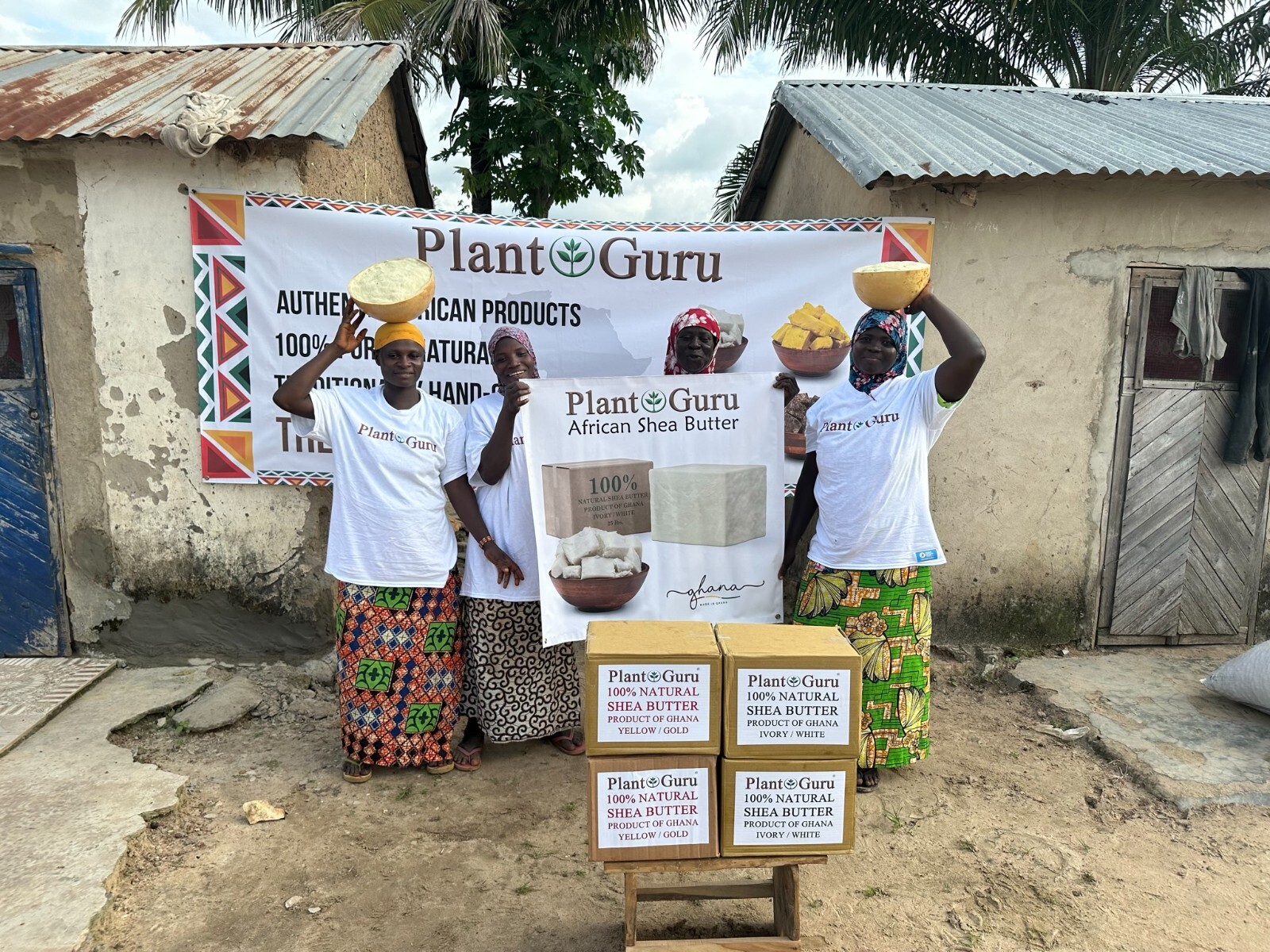 Raw African Shea Butter 1lb. Bar YELLOW 100% Pure Organic Unrefined Natural Bulk