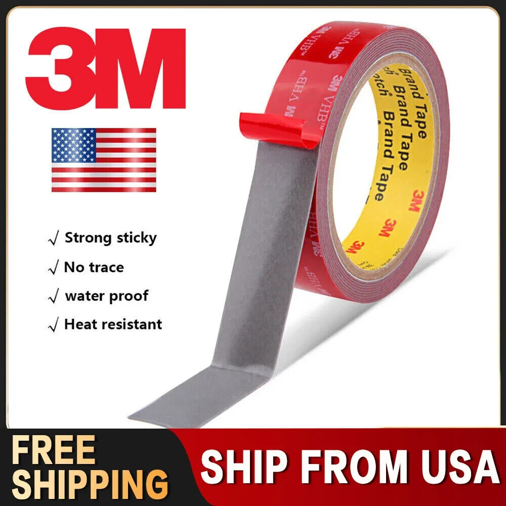 **36 Feet**Genuine*** 3M VHB #5952 1″ inch x 36 Feet Double-sided Acrylic Tape