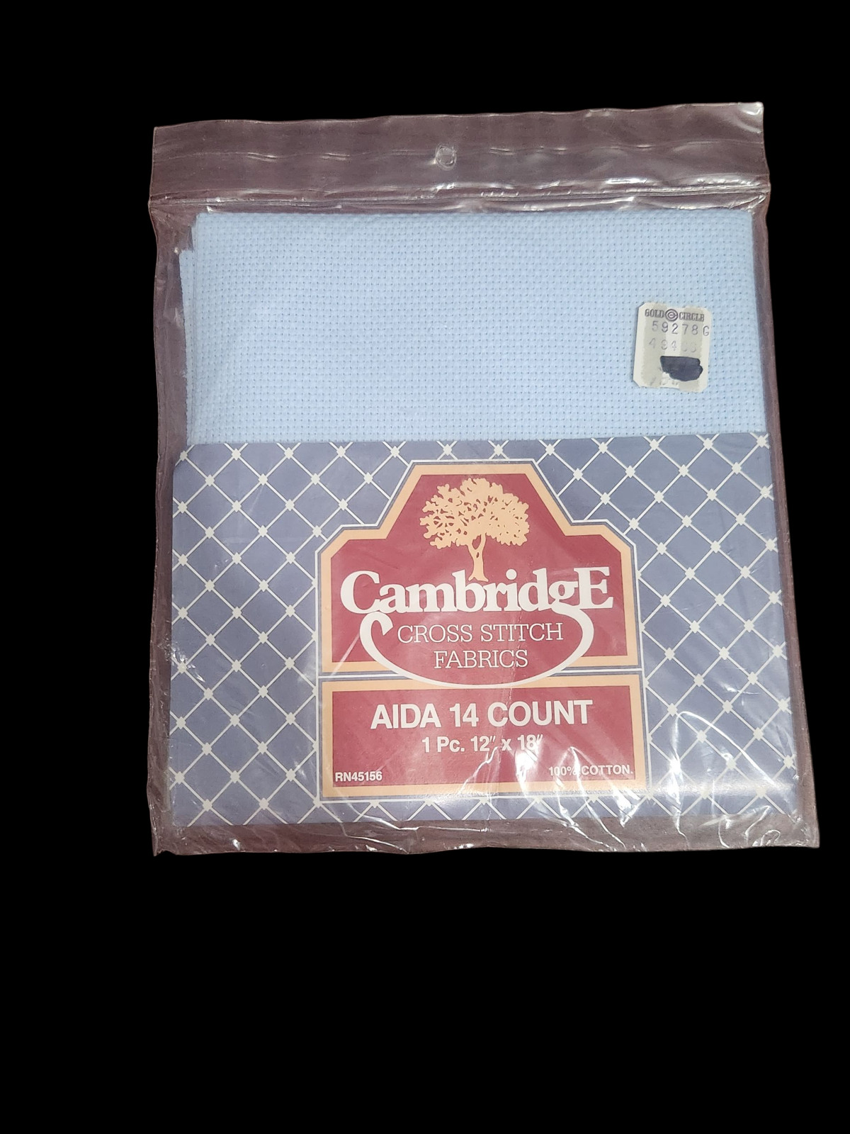 Cross Stitch 14 Count Aida Cotton Cloth Assorted Makers & Colors 12×18″ NIP