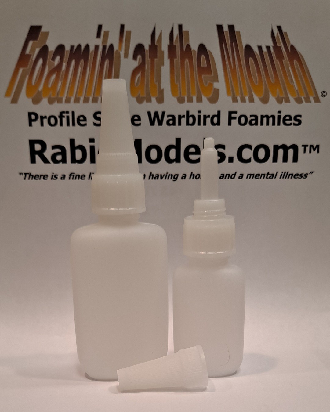 EMPTY GLUE BOTTLES for CA and other liquids, Pick size – and 2 types of nozzle!