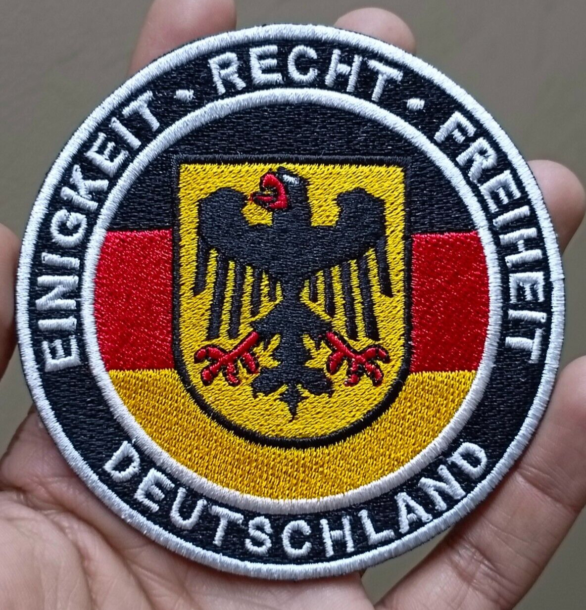 Deutschland Germany Court Of Arms Iron On Patch – Sew Patch – Embroidered Patch