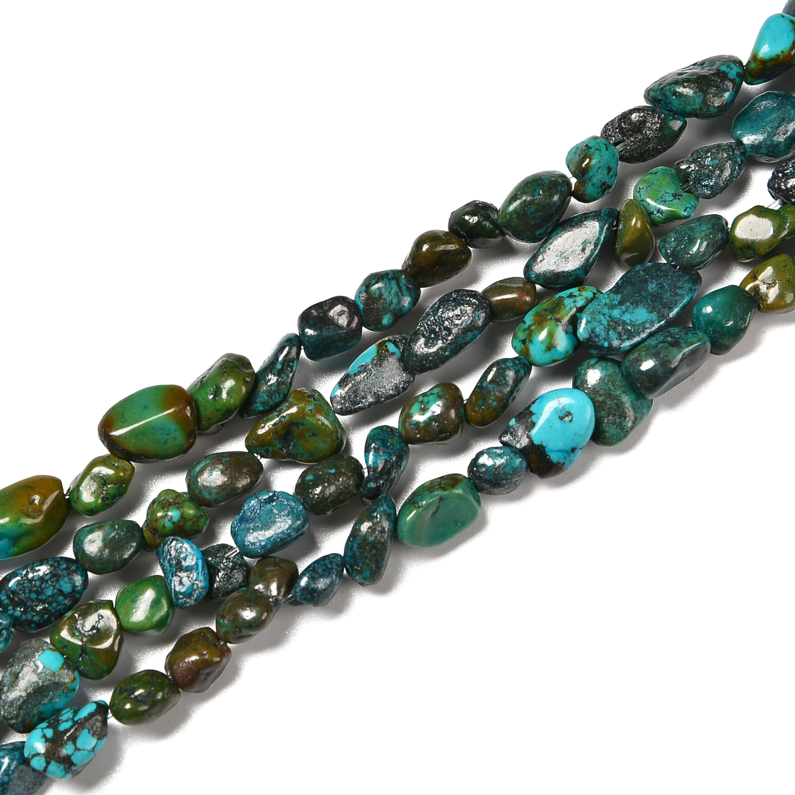 Natural Genuine Turquoise Nugget Beads Size 8-12mm 10-15mm 15.5” Strand
