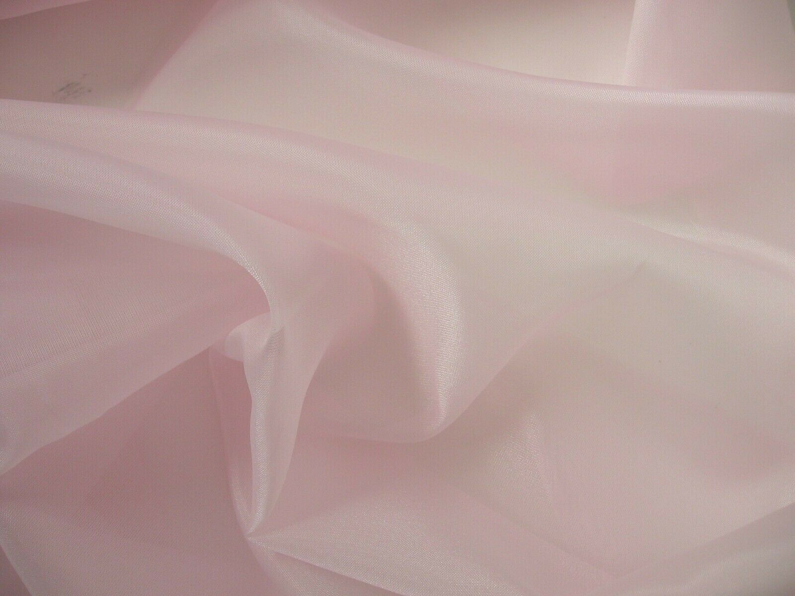 Sheer Soft Pink Voile Fabric 44″ – BTY