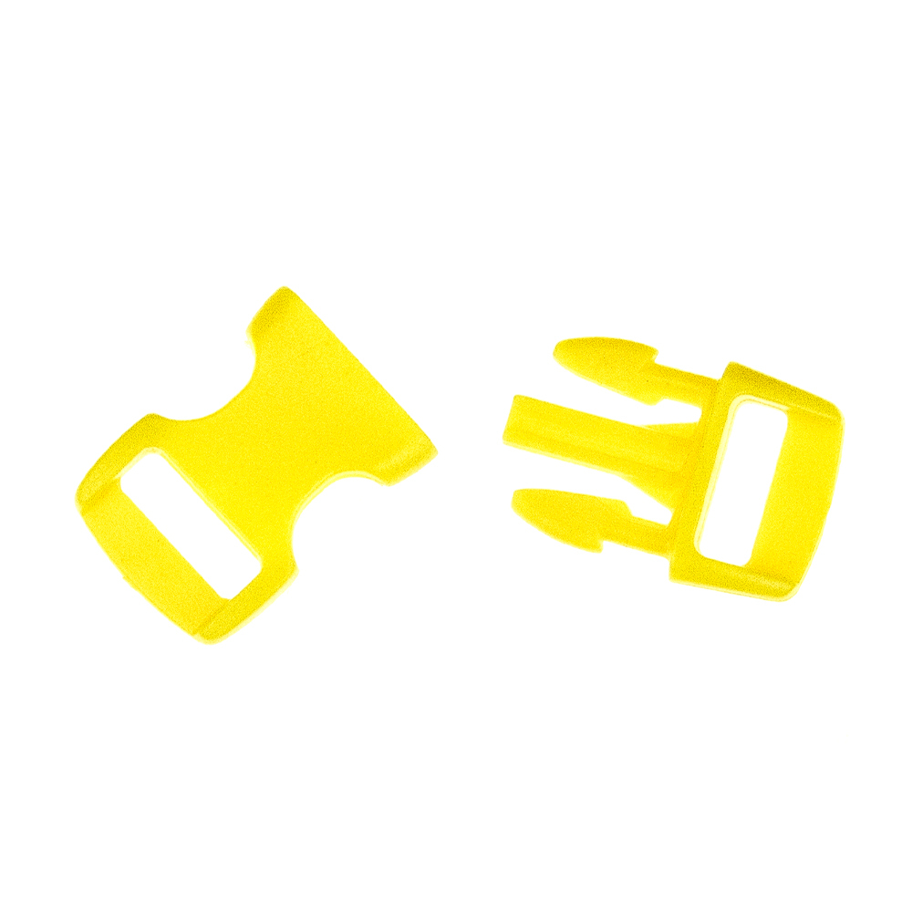 3/8″ Contoured Side Release Plastic Buckles – 200 Buckles *Contains 20 Colors*