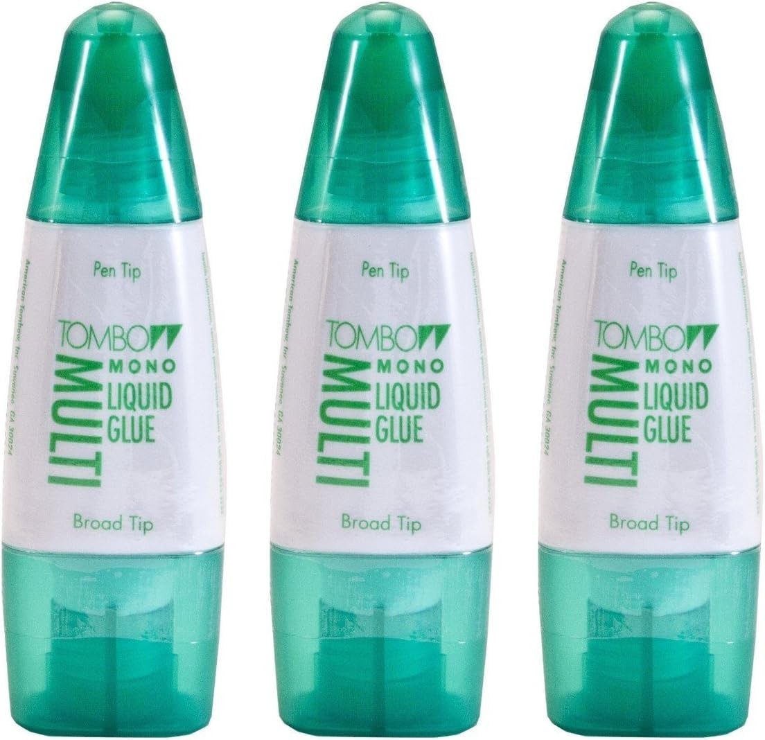 Mono Multi Liquid Glue (3 Pack) – Clear, Low Viscosity, Dries Clear
