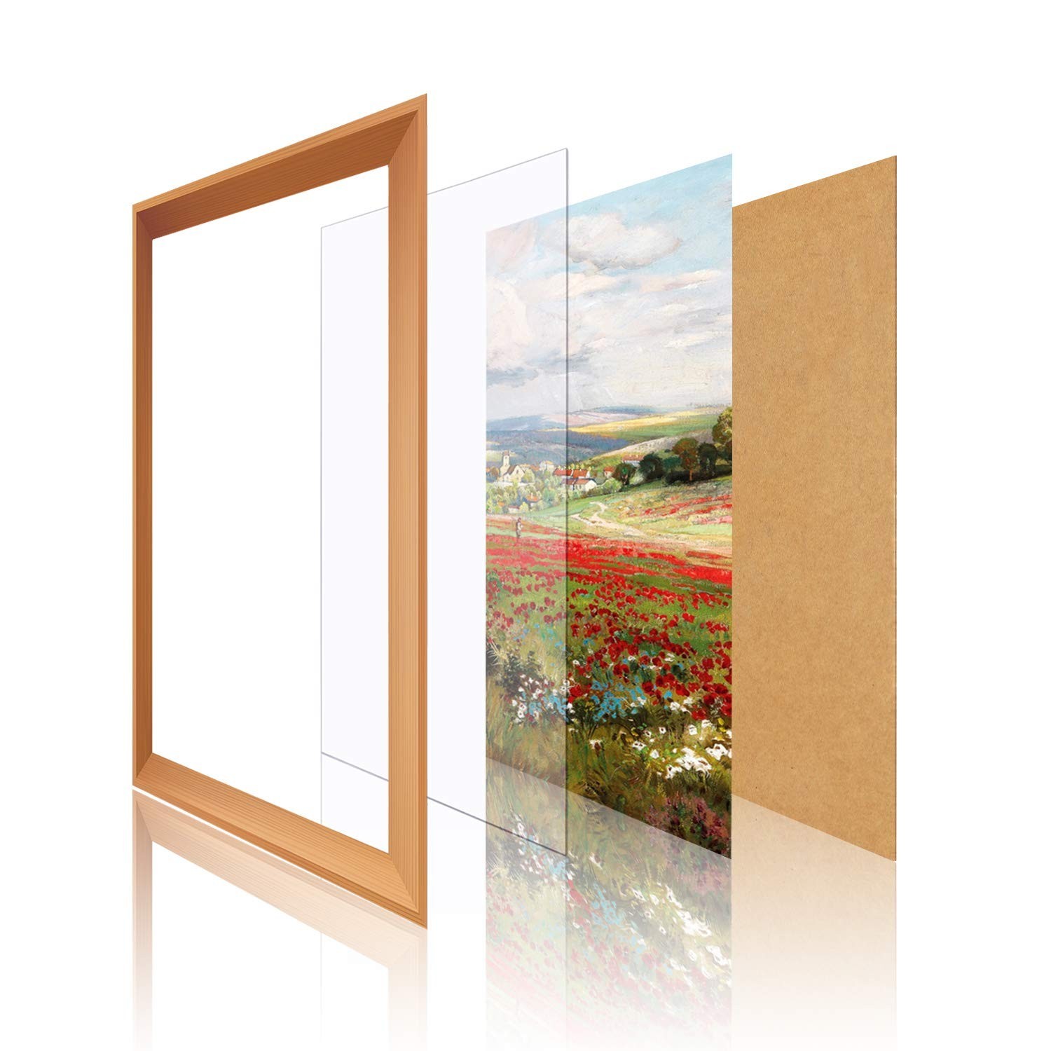 Multipurpose Transparent Acrylic Sheets – Perfect for Crafts & Displays (2 Pack)