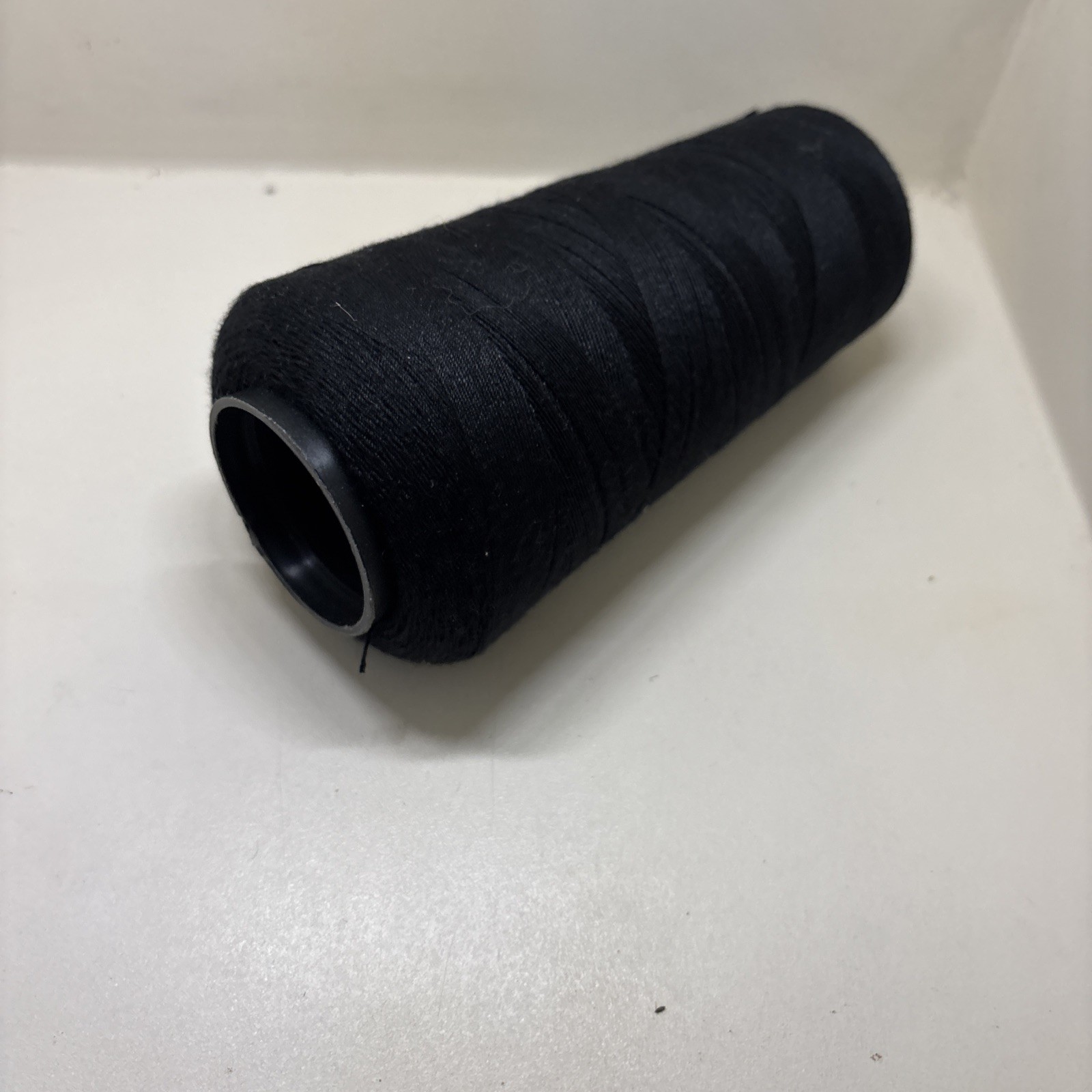 Black Polyester Serger Thread Cone 6”- Overlock Sewing- High Strength- 3000 Yard